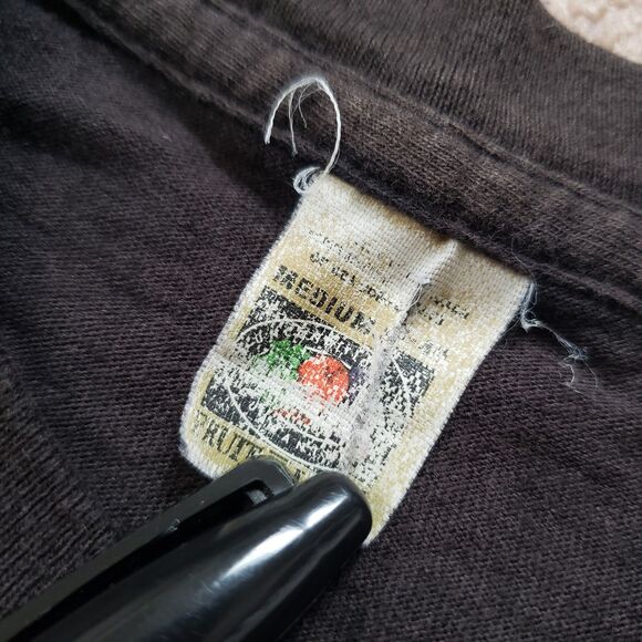 Vintage 90s Laughlin Size Medium Mens Spring Run 1998 Sun Faded 2 Sided T-Shirt - Picture 4 of 8